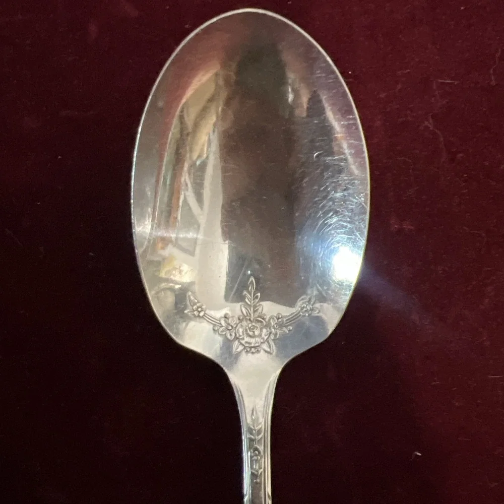 1 Sugar Spoon, Milady Oneida Community 1940 Silver Plate Silverplate Floral